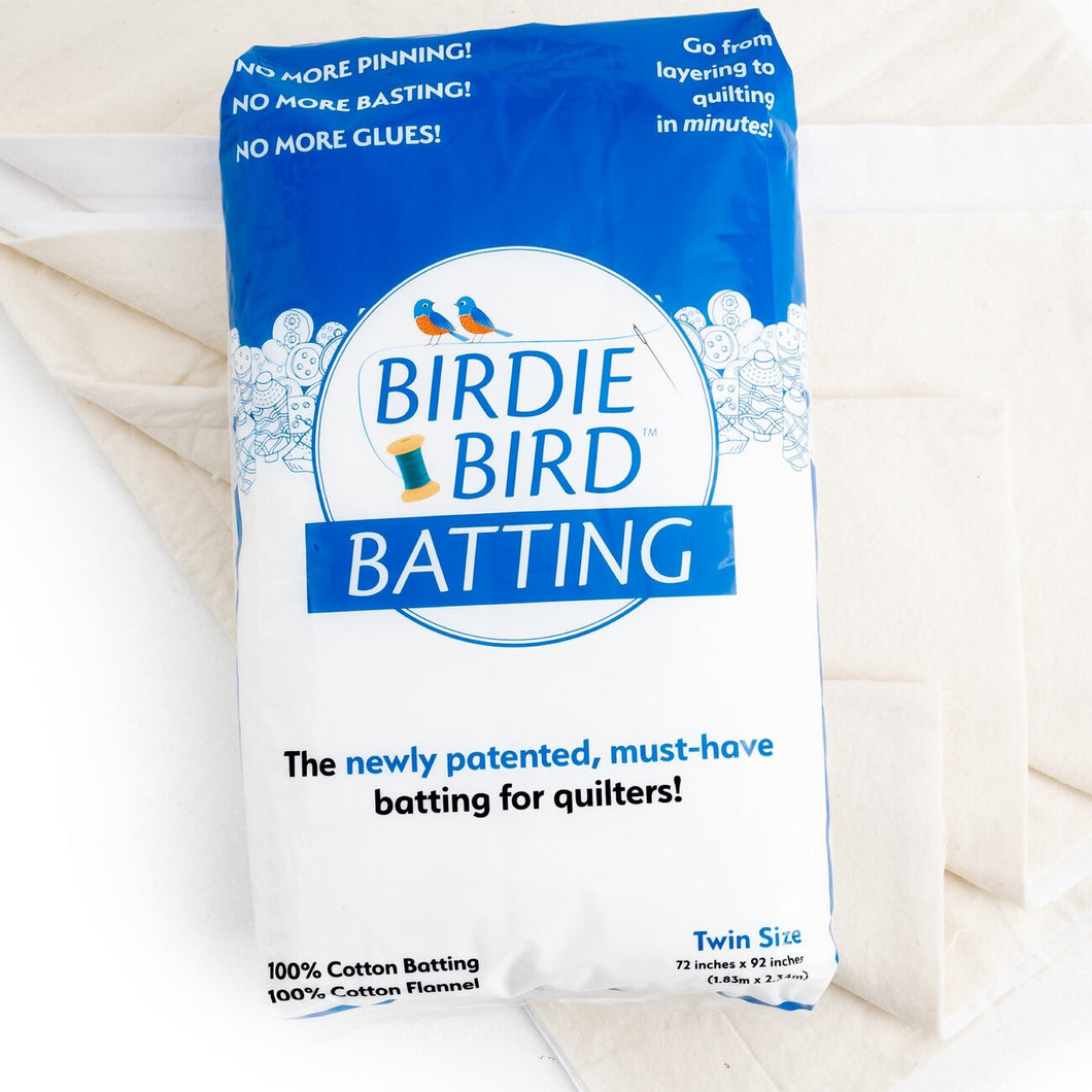 Birdie Bird Batting - Twin Size 72x92.5 – Birdie Bird Quilts