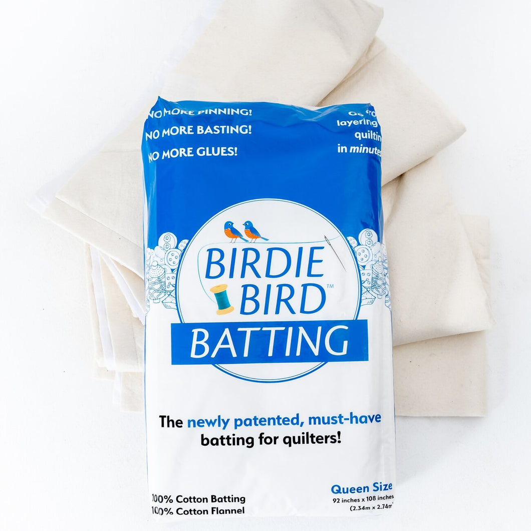 Birdie Bird Batting - Queen Size 92.5x108 – Birdie Bird Quilts